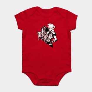 Cloud Sephiroth and Zack Final Fantasy Baby Bodysuit